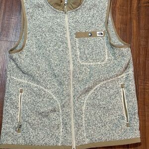 The North Face Gray Fleece Vest